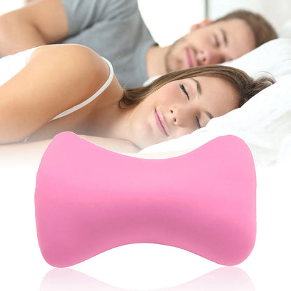 1PC Soft Mini Bone Type Headrest Roll Pillow