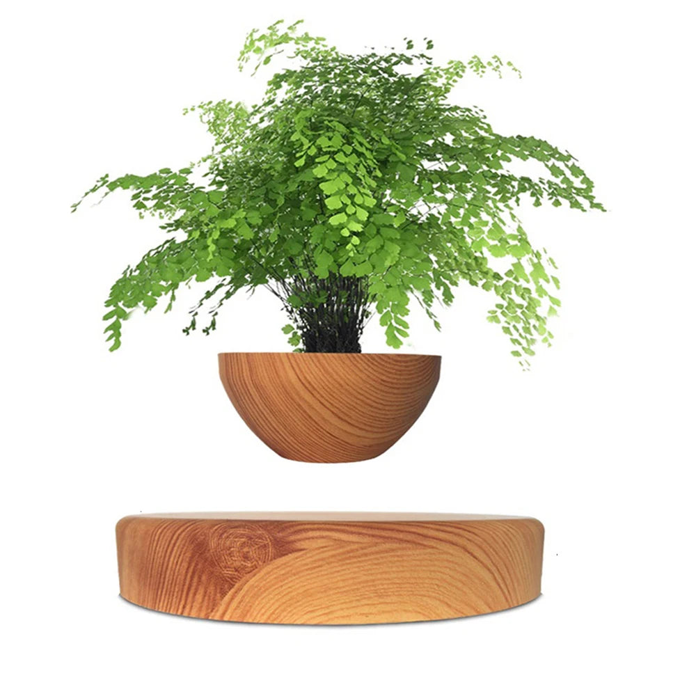 Levitating Plant Pot, 2025 Floating Plant Pot for Air Bonsai Planter, Magnetic Levitating Flower Pot Planter for Office Home Decoration, Ideal Home Gift for Halloween Thanksgiving Christmas