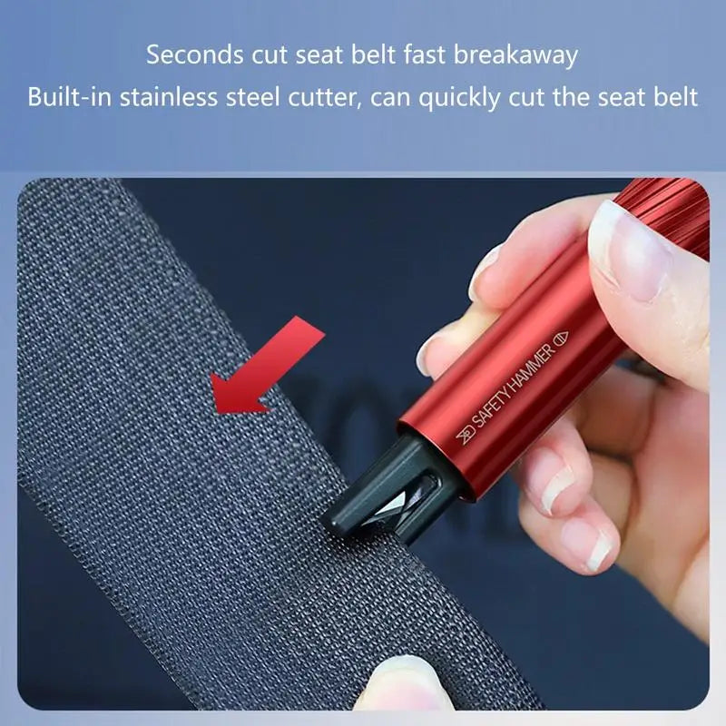 Safe Hammer Glass Breaker Glass Punch Breaking Tool Reusable Car Escape Tool With Seatbelt Cutter Glass Breaker And Window