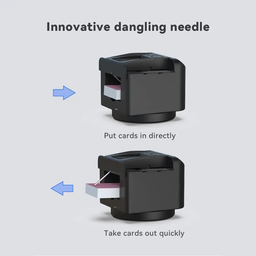 Card Dealer Machine Max 5 Card Shuffling Dealing Tool 2 In 1