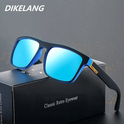 Fashion Square Vintage Polarized Sunglasses Men Women Retro Driving Fishing Luxury Brand Designer Sun Glasses UV400 Eyewear