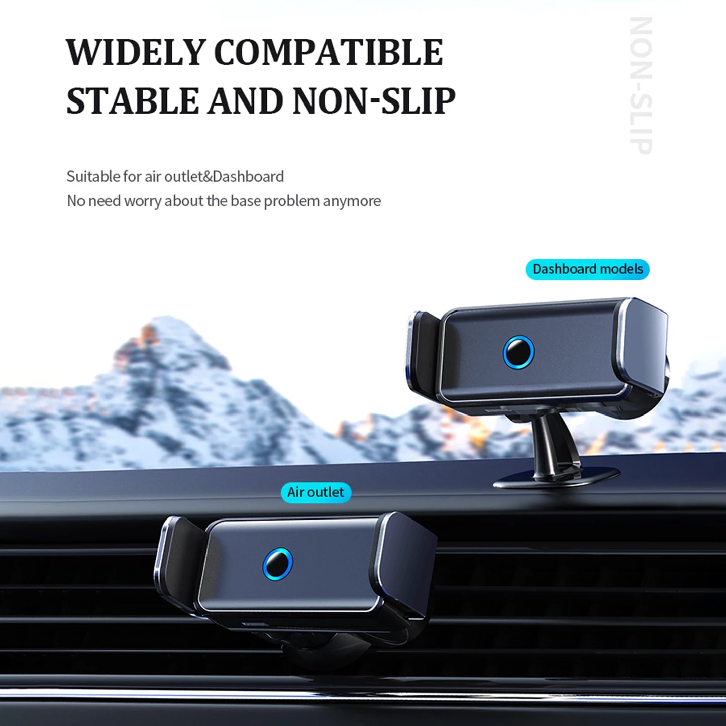 Car Smart Electric Locking Mobile Phone Support Holder ForIPhone forXiaomi Air Vent Clip Stand Auto Induction Mount Bracket