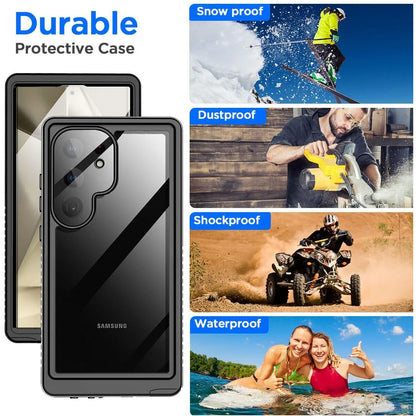 IP68 Shellbox Waterproof Case For Samsung Galaxy S24 S23 S22 Ultra FE A54 A14 A34 5G Metal Aluminum Swimming Phone Luxury Cover