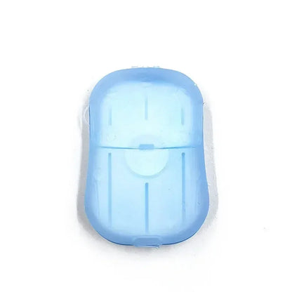 Outdoor travel disposable soap tablet box