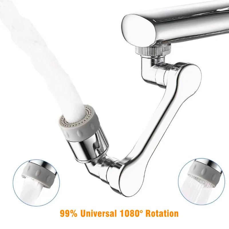 Swivel Faucet Aerator Splash Dual Mode Kitchen Tap Extender