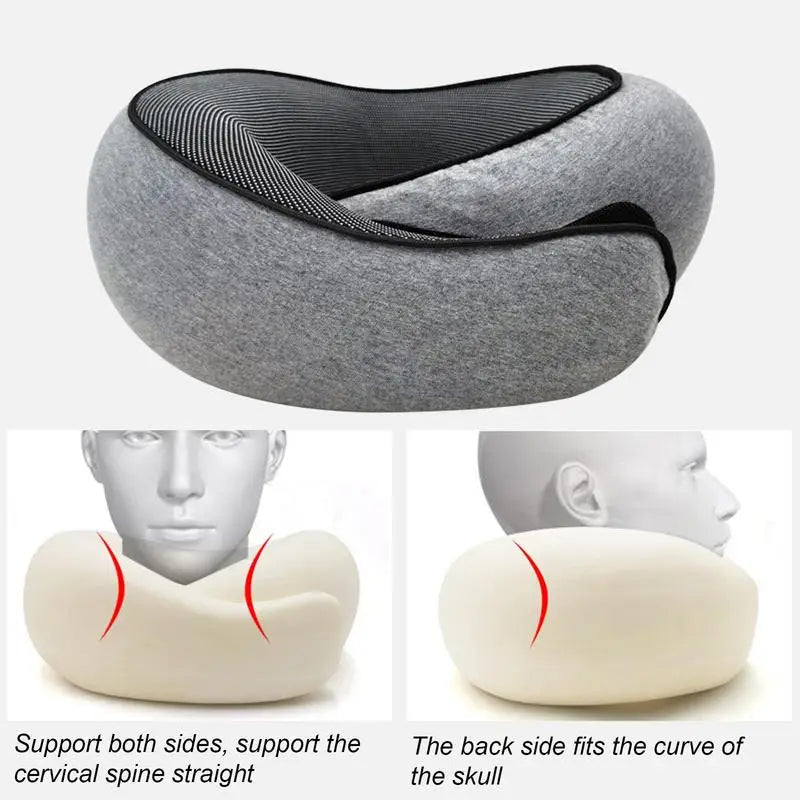 Travel Car Neck Memory Foam Pillow