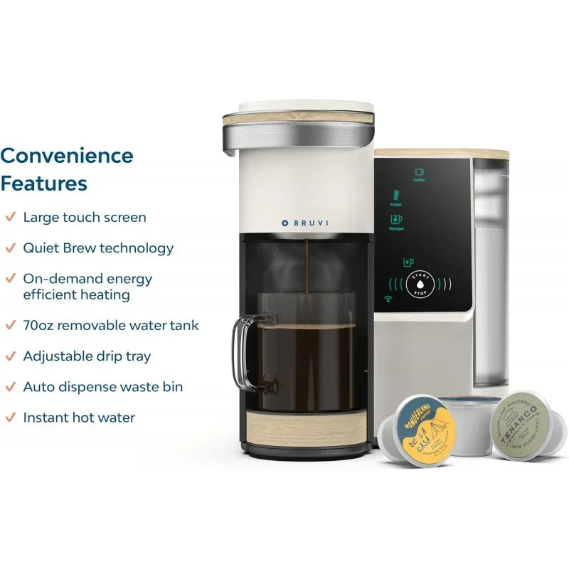 The Bundle | Single-Serve Coffee System | Includes 20 Coffee and Espresso B-Pods Coffee Brewer   Premium WaterKit