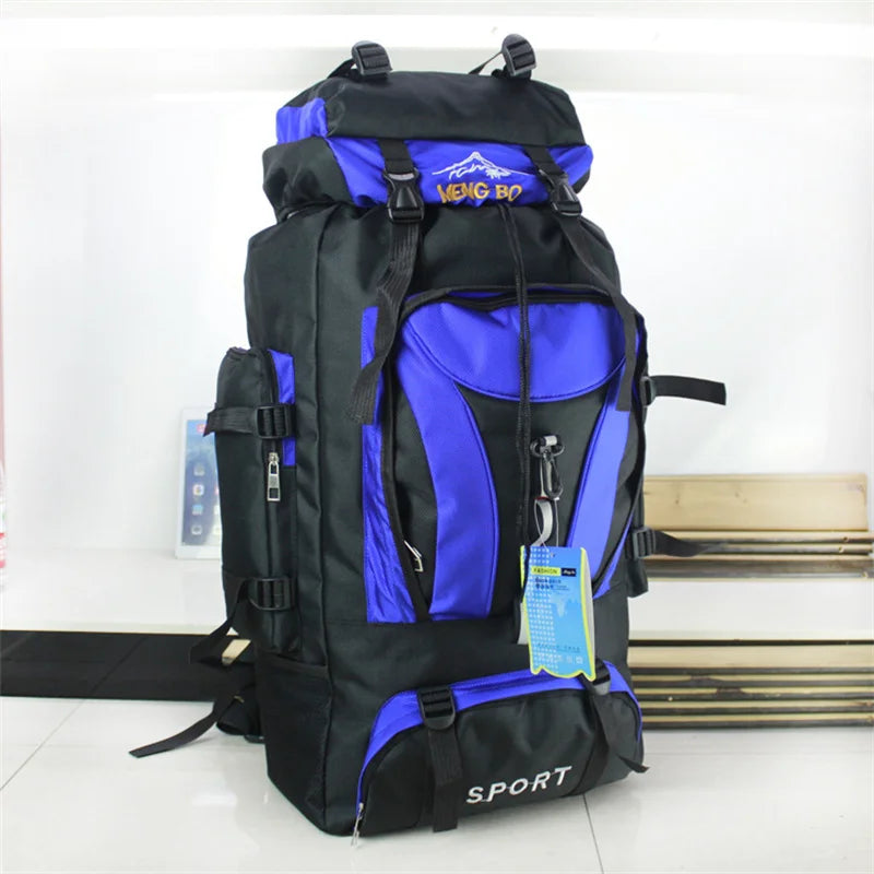 New 70L Super Large Capacity Shoulder Backpack Men Women Long-distance Travel Luggage Bag Camping Hiking Bag Dropshipping