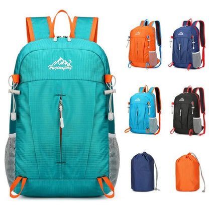 Portable Foldable Backpack Hiking Daypack Folding Mountaineering Bag Ultralight Outdoor Climbing Cycling Travel Knapsack Unisex