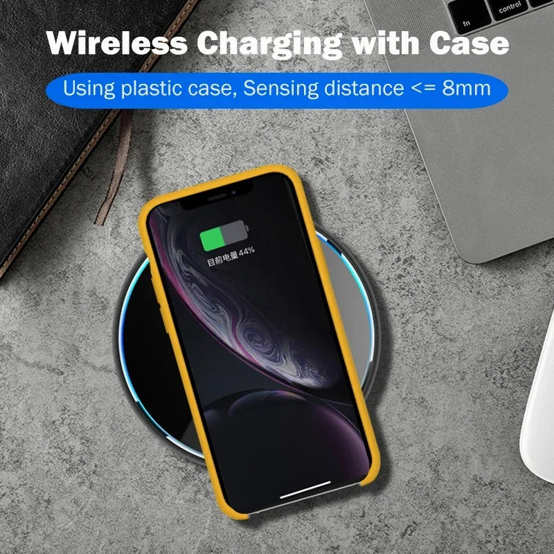 15W Fast Wireless Charging Pad for Google Pixel 8 7a 7 6 Pro Wireless Charger Charging Indicator with Type-C Cable Gift Case