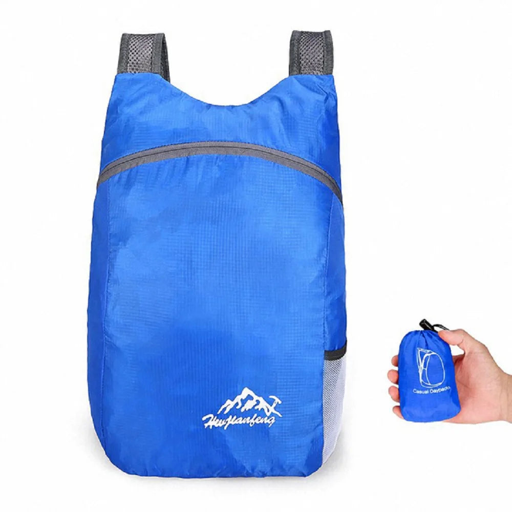 20L Lightweight Outdoor Backpack Unisex Waterproof Portable Foldable Outdoor Camping Hiking Travel Daypack Leisure Sport Bag