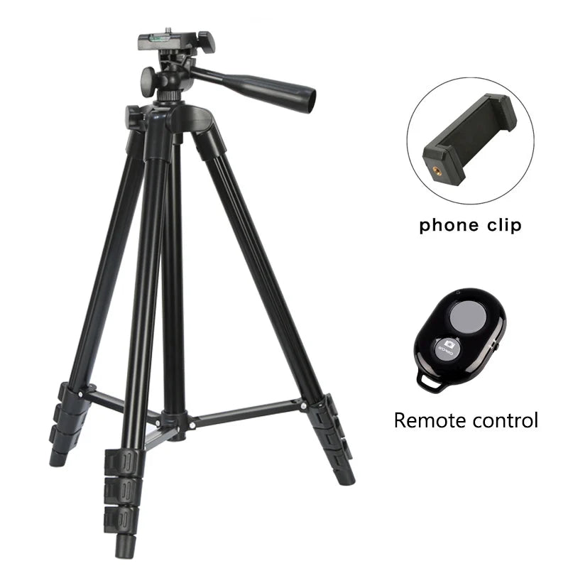 Light Stand Photography Portable Tripod with 1/4 Screw for Softbox LED Ring Light Phone Camera Laser Level Projector