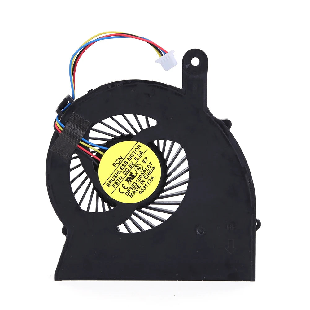 Laptop Cooler Fan DC 5V 4-Pin Laptop Heat Dissipation Fan Replacement Internal Components Accessories for HP ProBook 4340S 4341S