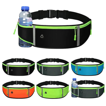 Sports Waist Pack Women Men Running Belt Waist Bag Waterproof Fanny Pack Wallet Men Pouch Belt Portable Phone Holder Gym Bum Bag