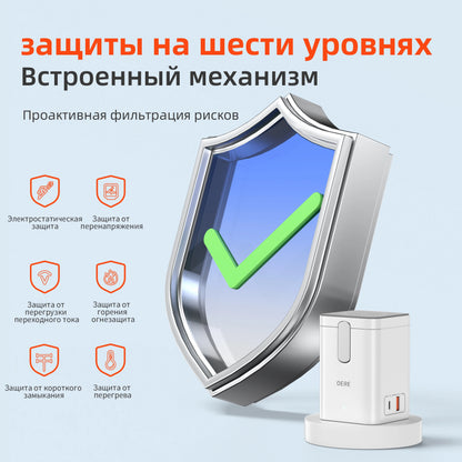 QERE Mobile Phone Magnetic Wireless Charger Station Fast Charging Safe Multi-functional Portable Foldable Mini  Wireless Charger