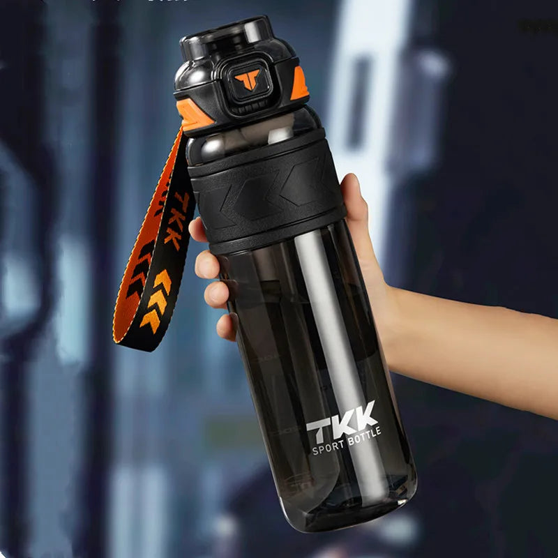 Straw Portable Outdoor Sports Bottle