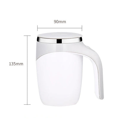 Self Stirring Milk Fruits Mixing Cup New 380ml Automatic Magnetic Coffee Mug Electric Stainless Steel Lazy Rotating Water Bottle