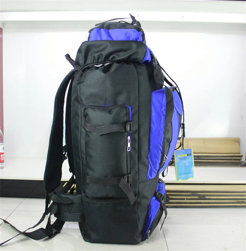 New 70L Super Large Capacity Shoulder Backpack Men Women Long-distance Travel Luggage Bag Camping Hiking Bag Dropshipping