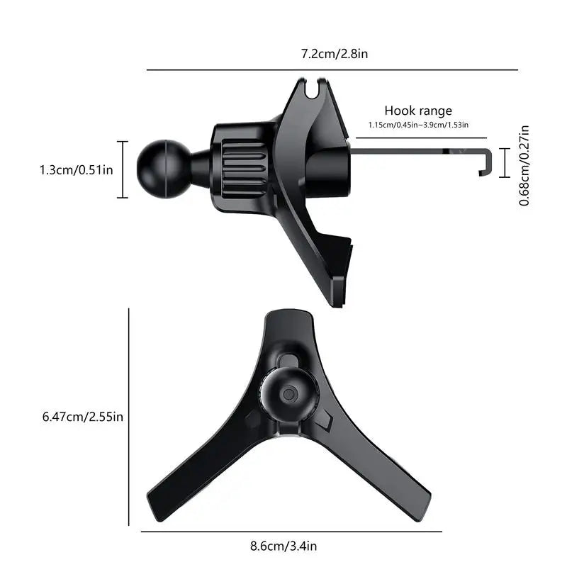 Phone Holder Car Cell Phone Mount Cradle For Car Accessories Air Vent Rotatable Cell Phone Auto Mount Mobile Support For The Car