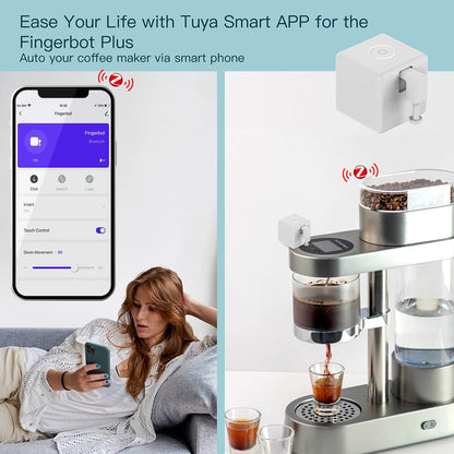 Tuya Zigbee Fingerbot Button Pusher APP/Voice Control Mechanical Arm Button Pusher for Siri Google Assistant Alexa Smart Home