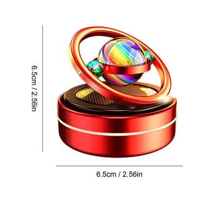 Solar Car Air Freshener Rotating Aromatherapy Diffusing Accessories Interior Durable Original Perfume Accessories Men Women