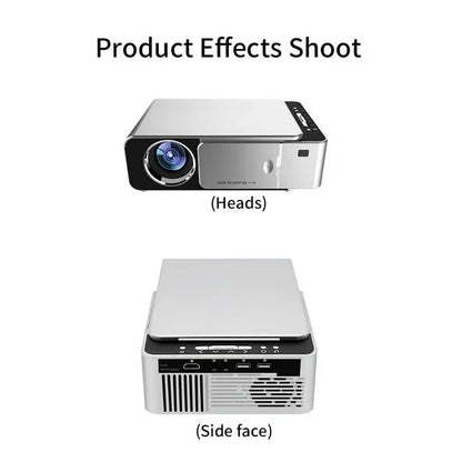 150 Inch Portable Mini Projector 1080P Self-Contained System Smart TV Home Appliance Screen Mirroring For Smartphone Computer