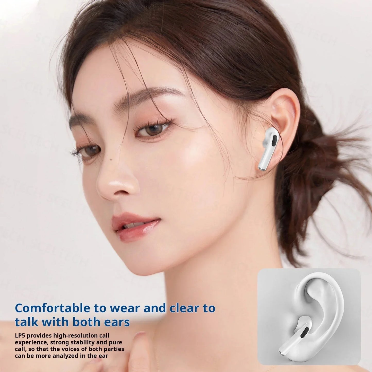 NEW TWS 5.3 Bluetooth Earphones Active Noise Cancelling ANC Sport Wireless Headphones HiFI Stereo Sound Headset Earbuds With Mic