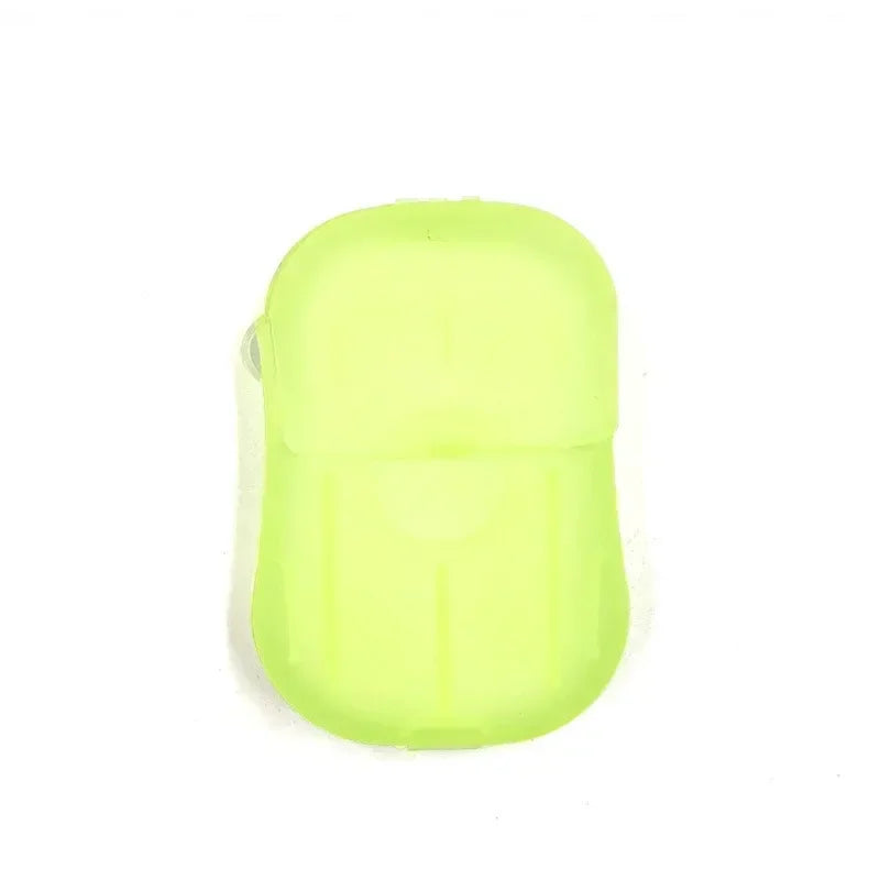 Outdoor travel disposable soap tablet box