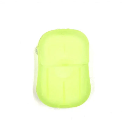 Outdoor travel disposable soap tablet box