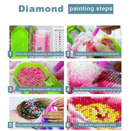 5D Diamond Painting 30*40cm Rhinestone Embroidery Home Decor Mosaic Picture DIY Cross Stitch Decoration Party Gifts No Frame