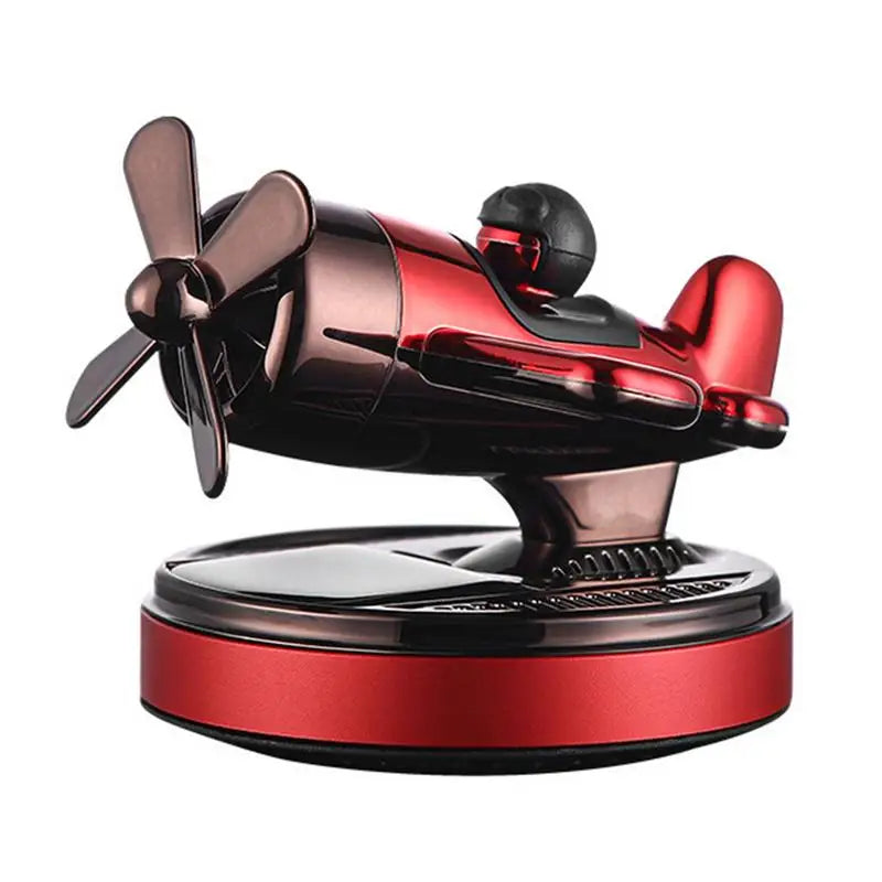 Car Air Fresheners Solar Energy Rotating Helicopter Design Aromatherapy Diffuser Helicopter Shape Air Freshener Fragrance Car