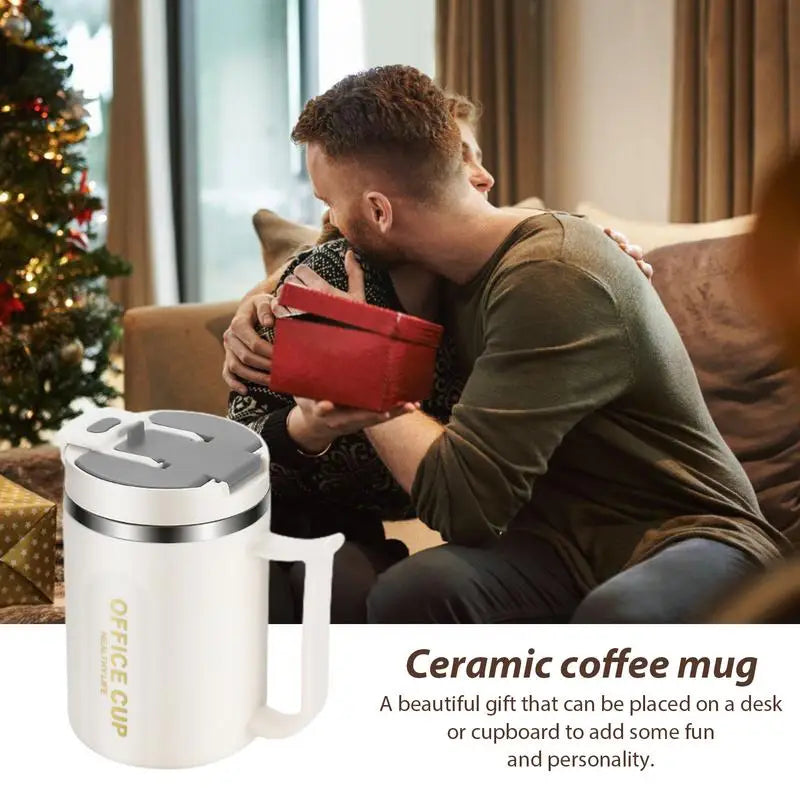 500ml Stainless Steel Coffee Cup Travel Thermal Mug Thermal Bottle Tea Coffee Mug Vacuum Flask Insulated Cups