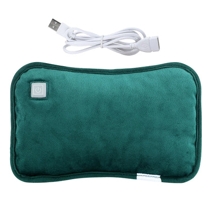 Hand Warmer Electric USB Heater Graphene Heating Flannel Warmer Bag Winter Hand Warmer Feet Warm Belly Portable Foldable Office