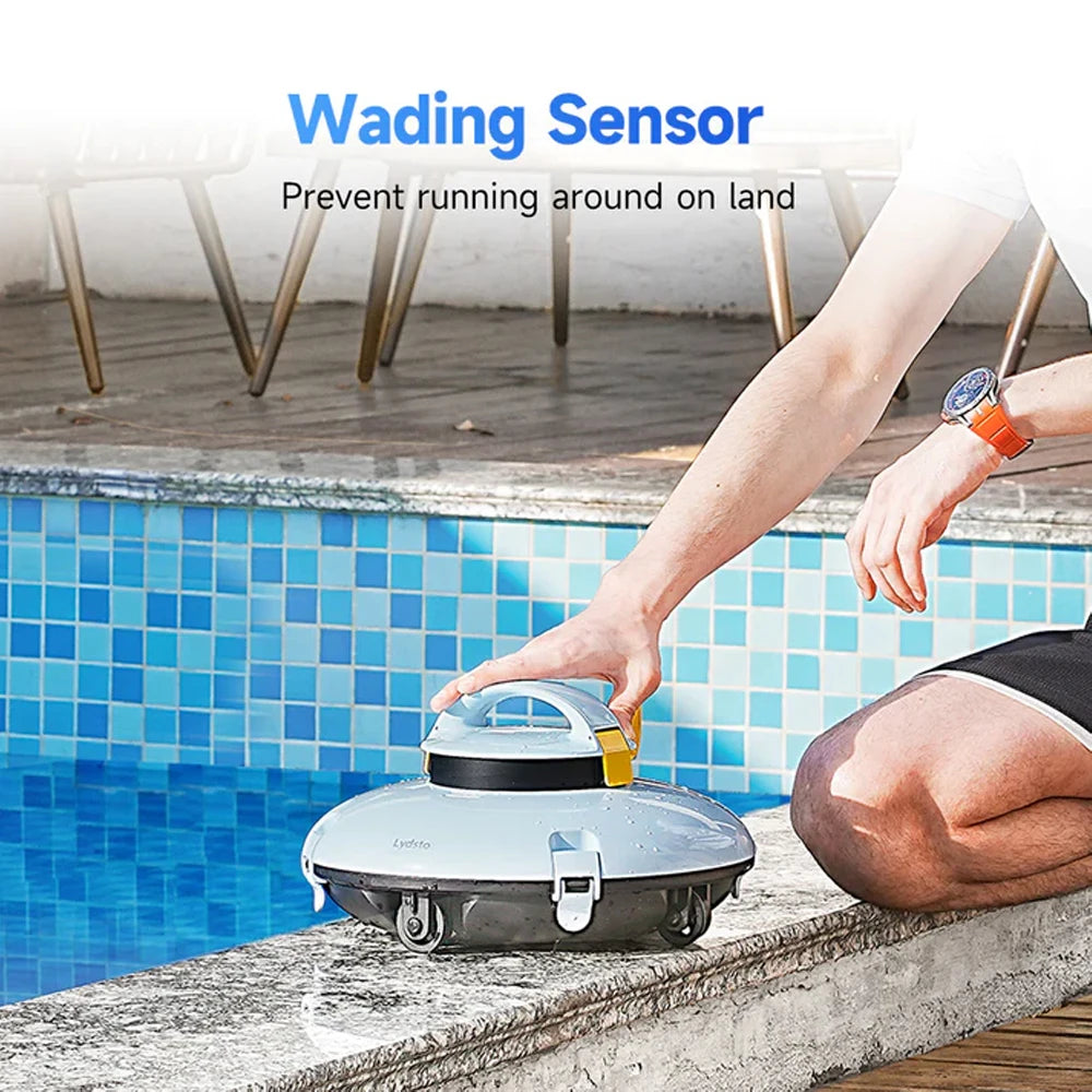 Lydsto Cordless Robotic Pool Cleaner Automatic Swimming Pool Vacuum Cleaner wireless robot vacuum cleaner for pool Auto-parking