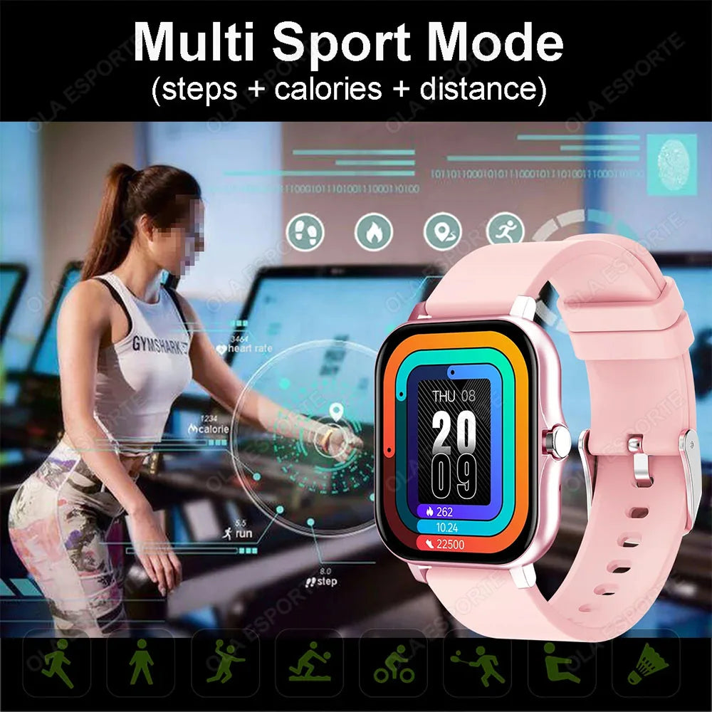 Smart Watch Men Women Gifts 1.83'' Full Touch Screen Sport Fitness Tracker 2024