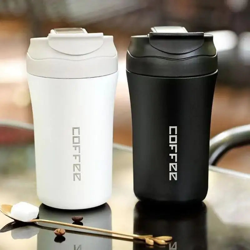 American Style Coffee Mug Portable Insulated Cup Water Bottle In-Car Vacuum Flasks Double Drinking Thermal Tumbler 450ml Thermos