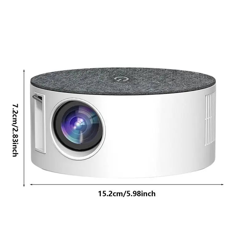 Portable Projector T50 LED Mini LED Projector Home Media Video Smart Player HD 1080P Home AUX Outdoor Theater Movie Projectors