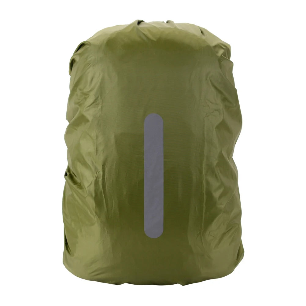 Night Walking Safety Reflective Backpack Cover Outdoor Camping Hiking Mountaineering Shoulder Bag Waterproof Rain Cap Cover