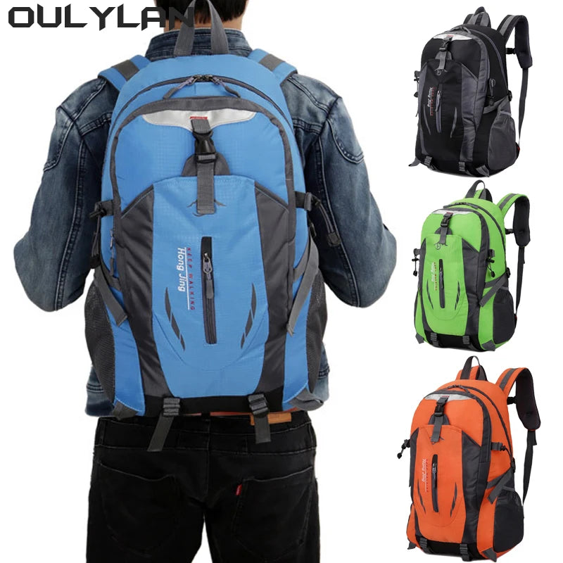 Oulylan Outdoor Sports Backpacks Camping Hiking Backpacks Sports Bag Mountaineering Bag Waterproof Climbing Backpacks Men Women