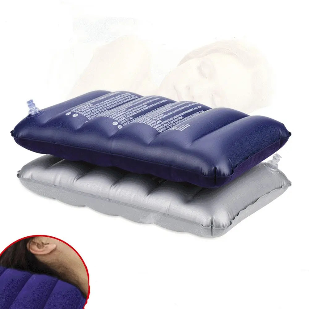 Portable Air Cushion Pillows Folding Square Inflatable Pillows