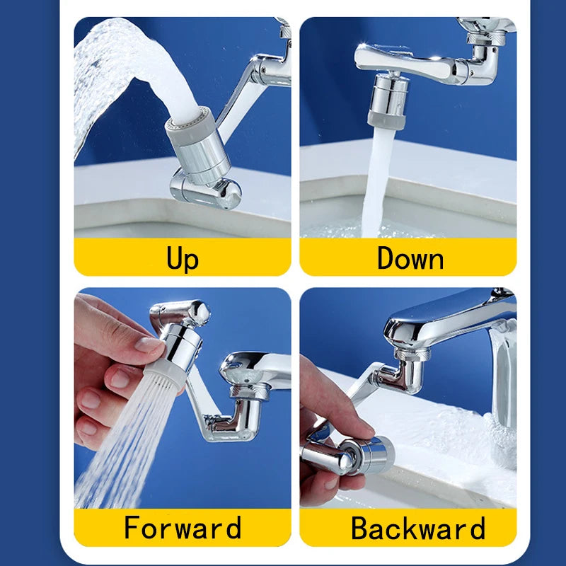 Universal 1080° Rotation Faucets Extender Sprayer Head