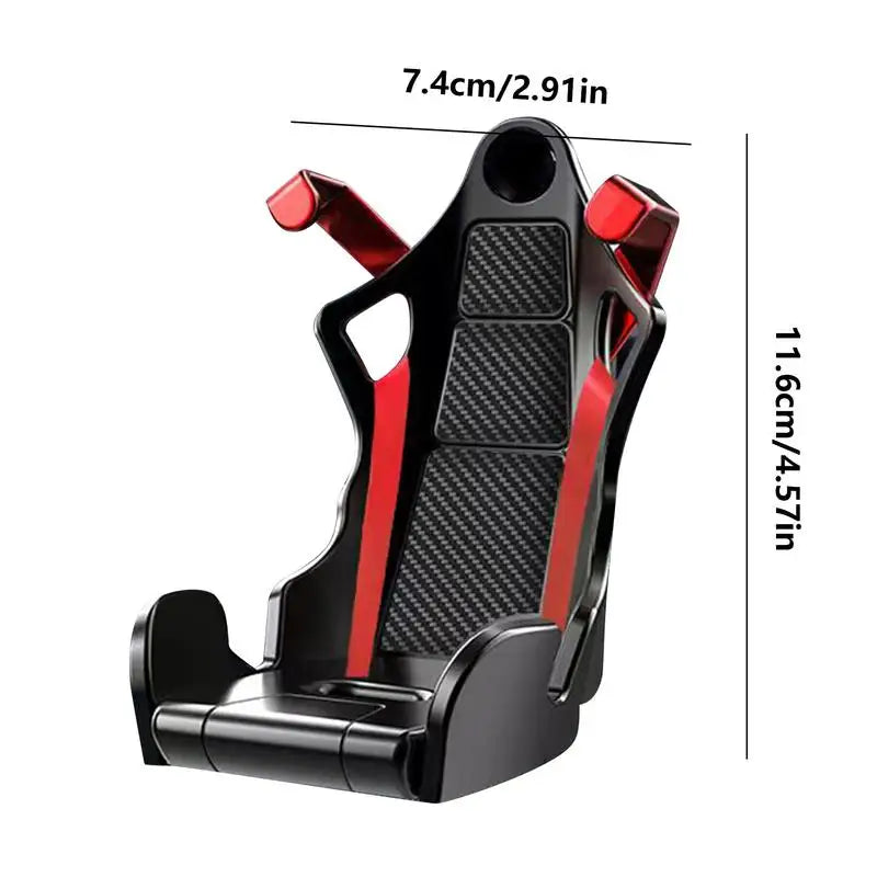 Racing Phone Holder Stable Clip Racing Seat Air Vent Phone Holder Stable Clip Universal Cell Phone Support Car Vent Phone Mount