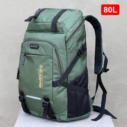 50L/80L Large Capacity Travel Backpack for Men Outdoor Sports Climbing Camping Hiking Rucksack Luggage School Bag Nylon Pack