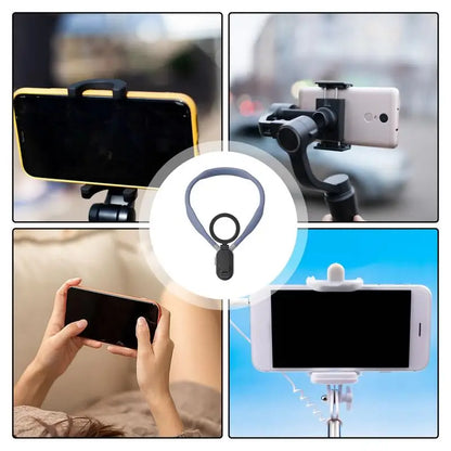 Cell Phone Holder Around Neck Hands-Free Cell Phone Stand Lazy Mobile Phone Mount Phone Holder Stand Video Recording For Short