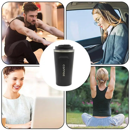 510ml Stainless Steel Vacuum Flask Thermos Coffee Mug With Intelligent Temperature Display Keep Drinks Hot For Travel School