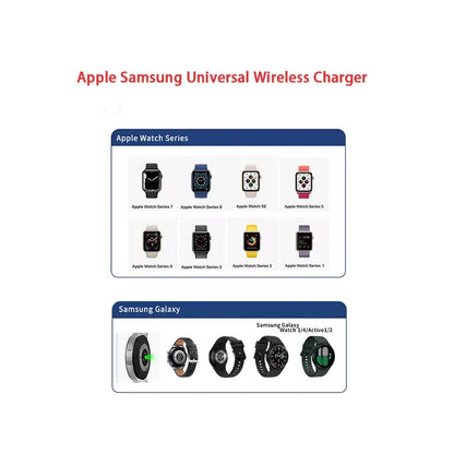 Wireless Charger For Samsung Galaxy Watch 5 Pro 4 Active 2 1 Gear Sport S3 Fast Charging Cable Dock Station USB Type C Portable