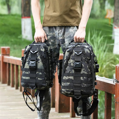 Waterproof Convenient Fishing Backpack Men Tactical Backpack Male Outdoor Multifunctional Camping Rucksack Climbing Shoulder Bag