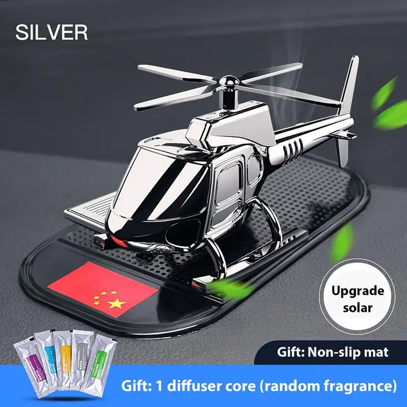 Helicopter Air Freshener Car Solar Aromatherapy Car Fragrance Diffuser Helicopter Shape Automotive Fragrance Diffuser Car Scents