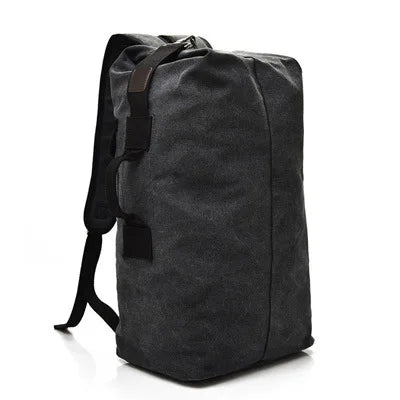 Outdoor Travel Bag Backpack Fashion Large Capacity Rucksack Man Light weight Male Luggage Canvas Bucket Shoulder Bags for Men