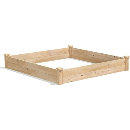 Best Value Cedar Raised Garden Bed,  Made in USA with North American Cedar， Girl Flower Pot